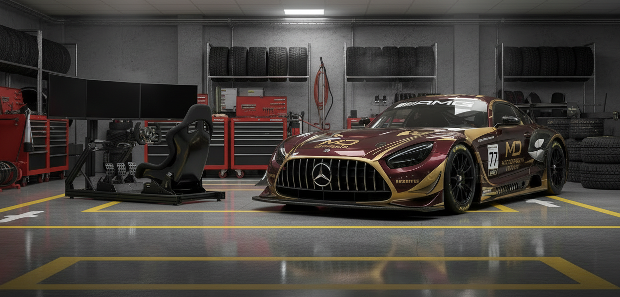 Motorsport Dreams — Final Homepage Banner